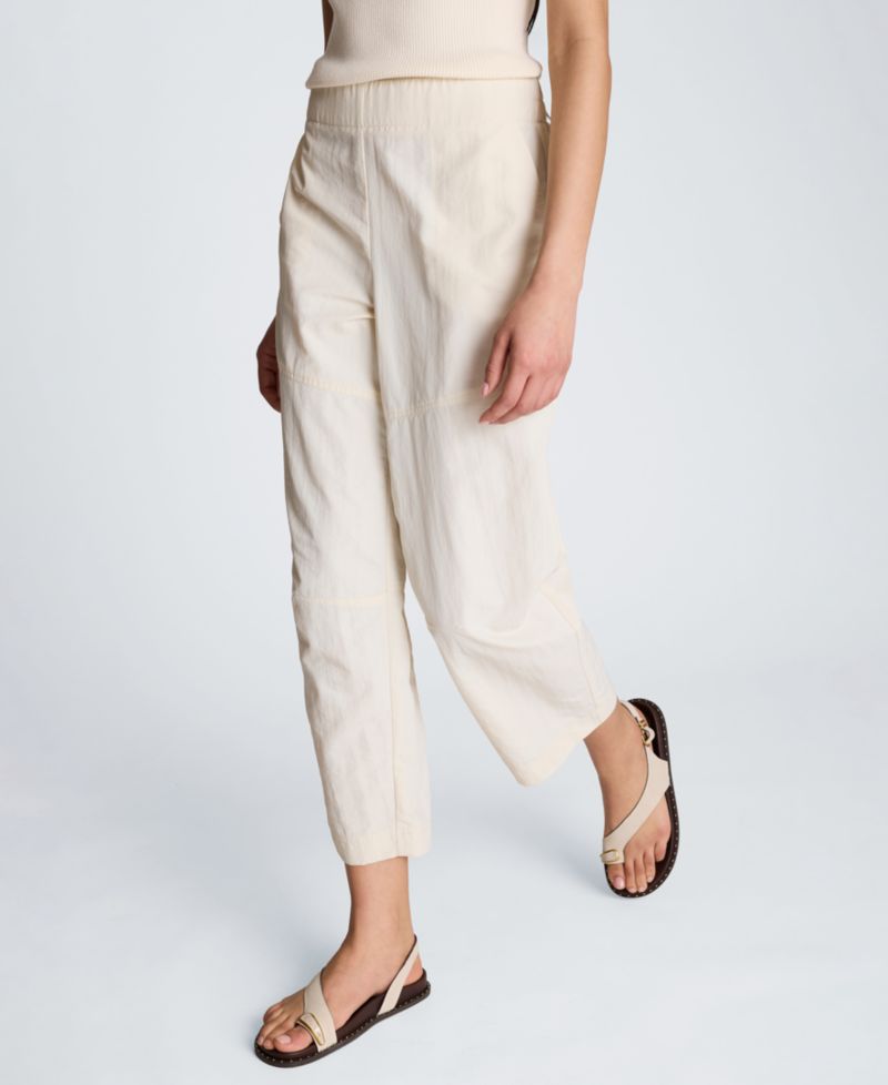 Women's Mid-Rise Barrel Leg Pants