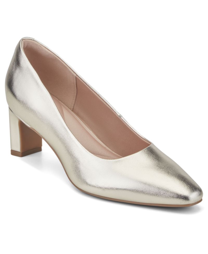 Women's Merida Total Motion Leather Block Heel Pumps