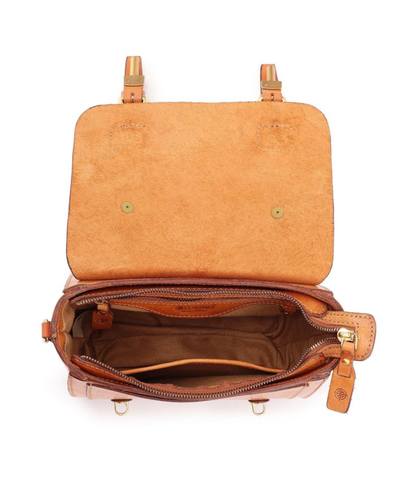 Ficus Mini Leather Satchel Bag