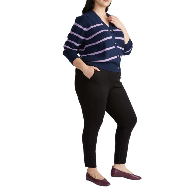 Women's Plus Size Minimalist Moro Pocket Signature Ponte Pants