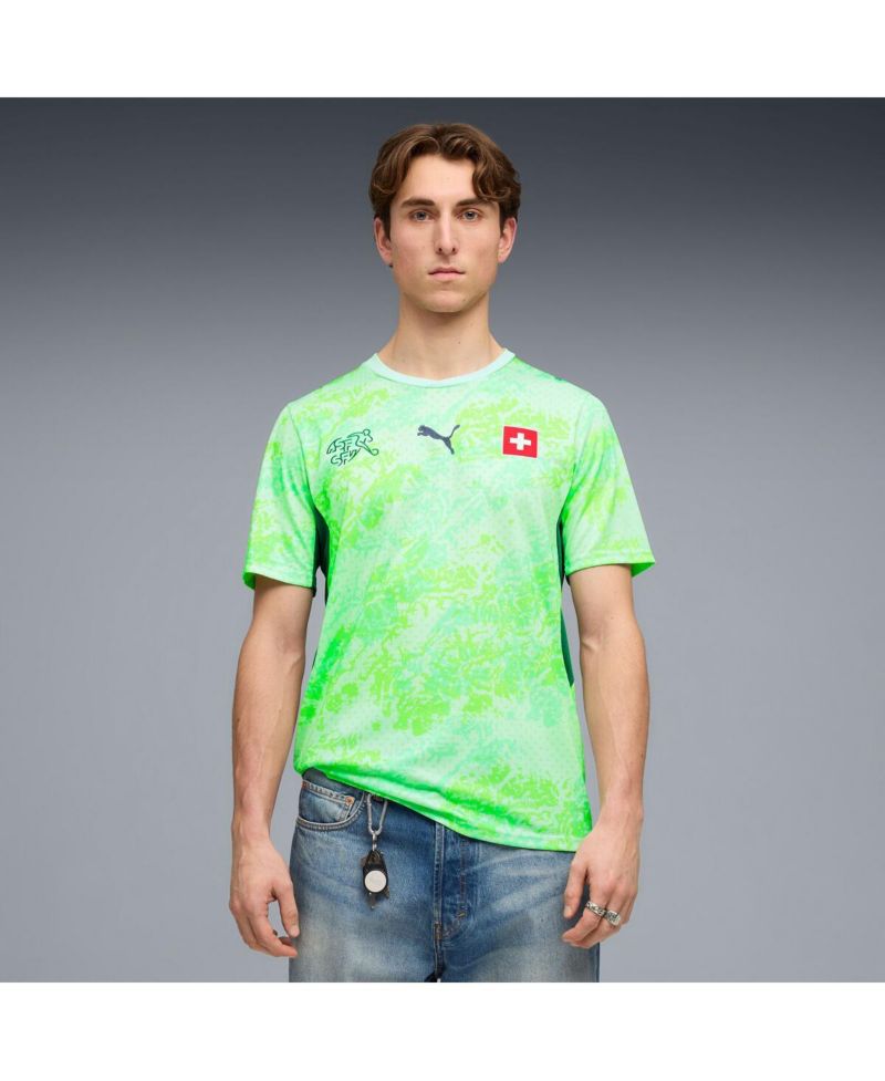 Men's Green Switzerland National Team 2026 Away Replica Jersey