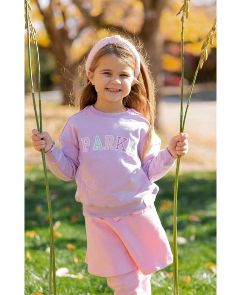 Little Girls Little/Big Sparkle Sweatshirt