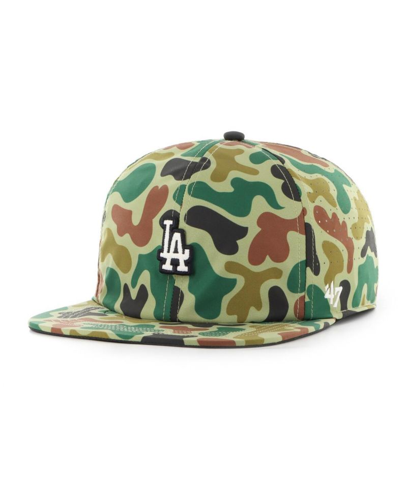 Men's Camo Los Angeles Dodgers Elevated Greens Captain Adjustable Hat