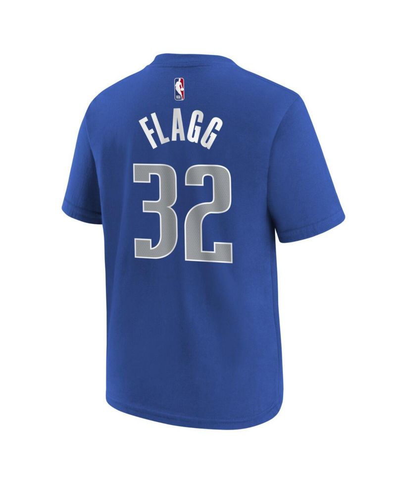 Big Boys and Girls Cooper Flagg Blue Dallas Mavericks 2025 NBA Draft Icon Name & Number T-Shirt