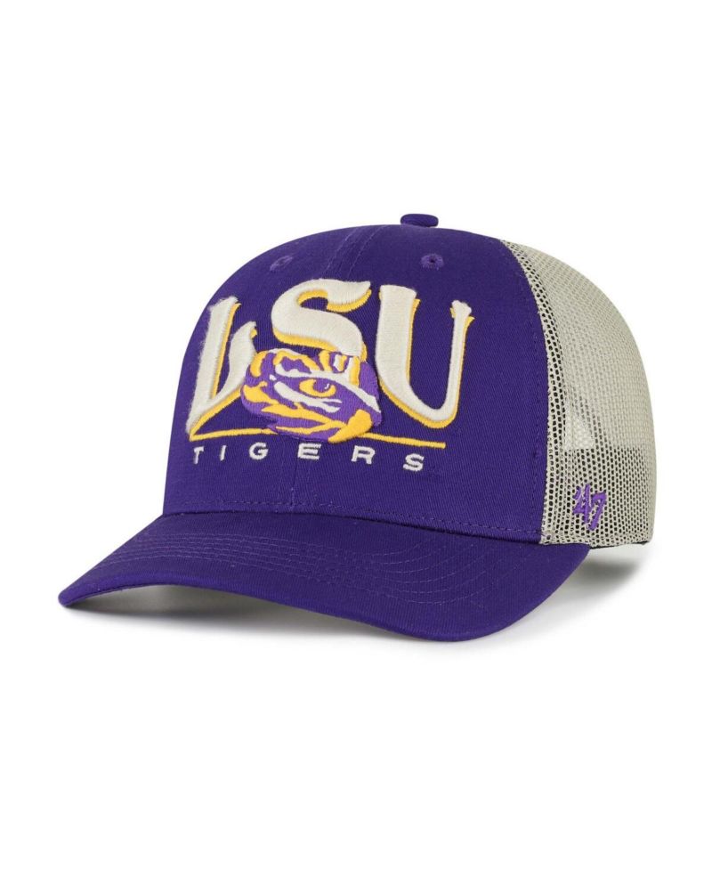 Men's Purple LSU Tigers Arid Adjustable Trucker Hat