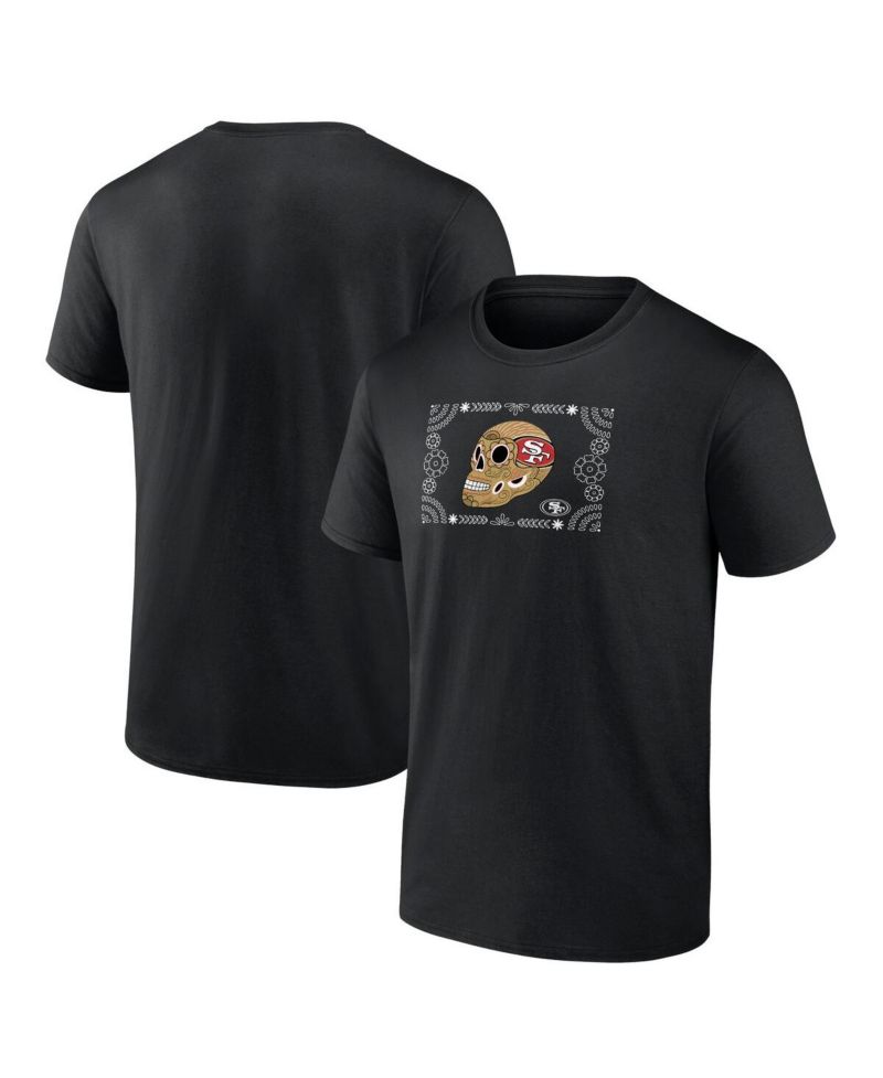 Men's Black San Francisco 49ers Sugar Skull T-Shirt