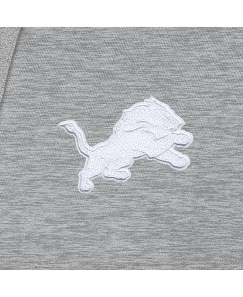 Men's Heather Gray Detroit Lions Victory Pullover Hoodie