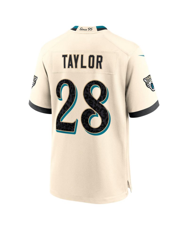 Men's Fred Taylor Natural Jacksonville Jaguars 2026 Rivalries Collection Game Jersey