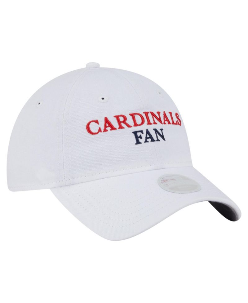 Women's White St. Louis Cardinals Team Fan 9TWENTY Adjustable Hat