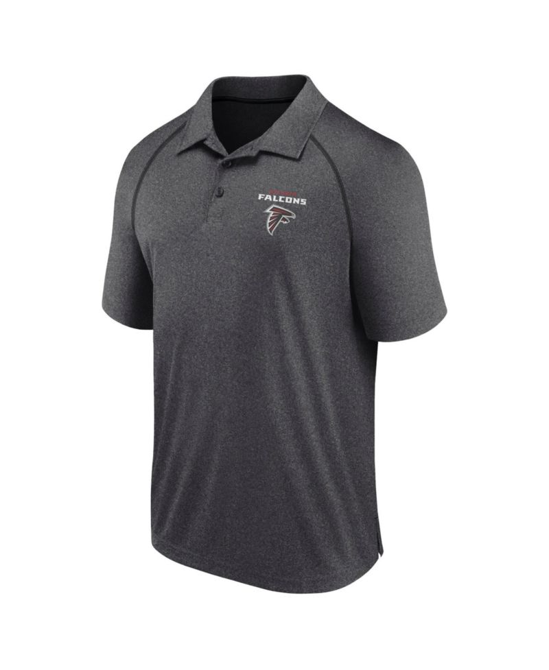 Men's Atlanta Falcons Making Waves Raglan-Sleeve Polo Shirt