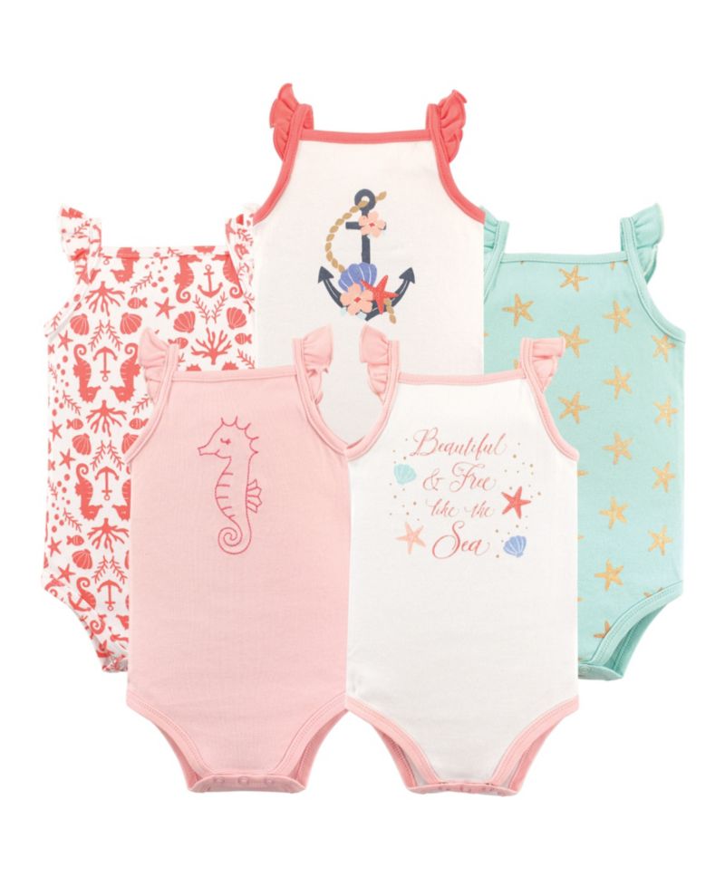 Baby Girls Hudson Cotton Sleeveless Bodysuits