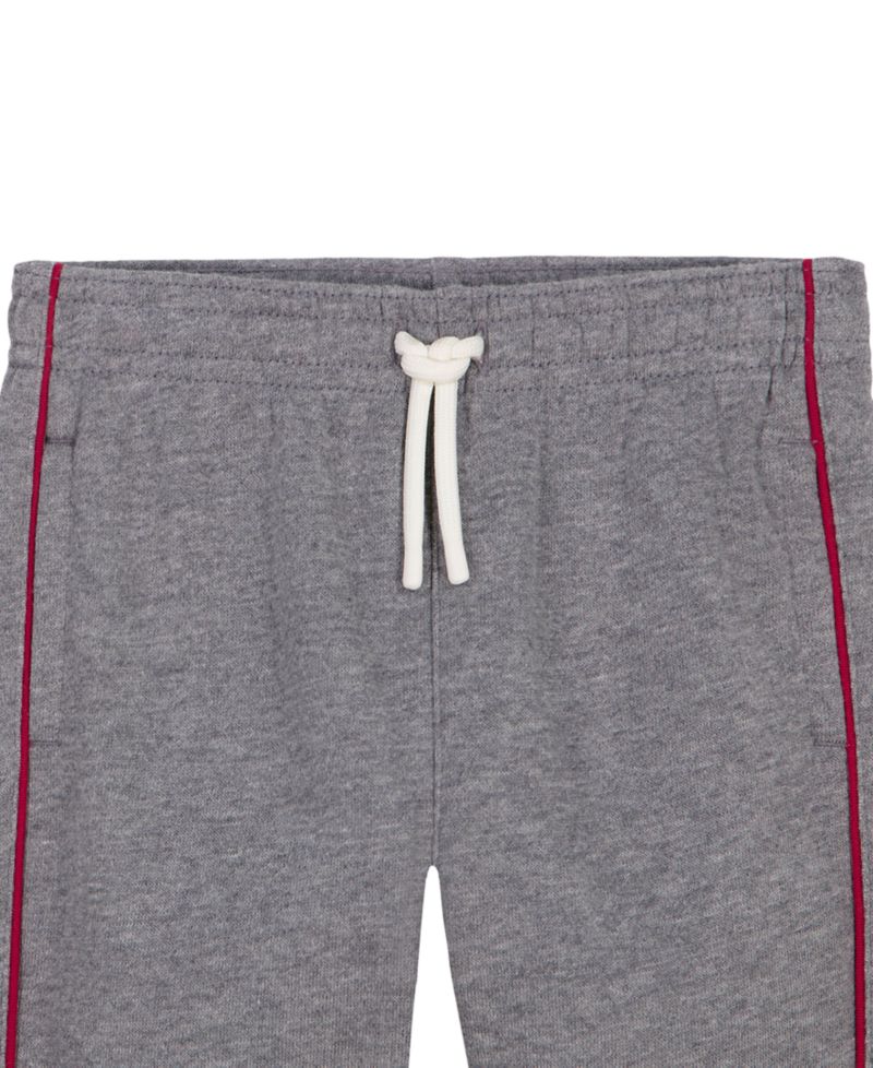 Baby Boys' Fleece Button-Up Hoodie and Pant, 2-Piece Set