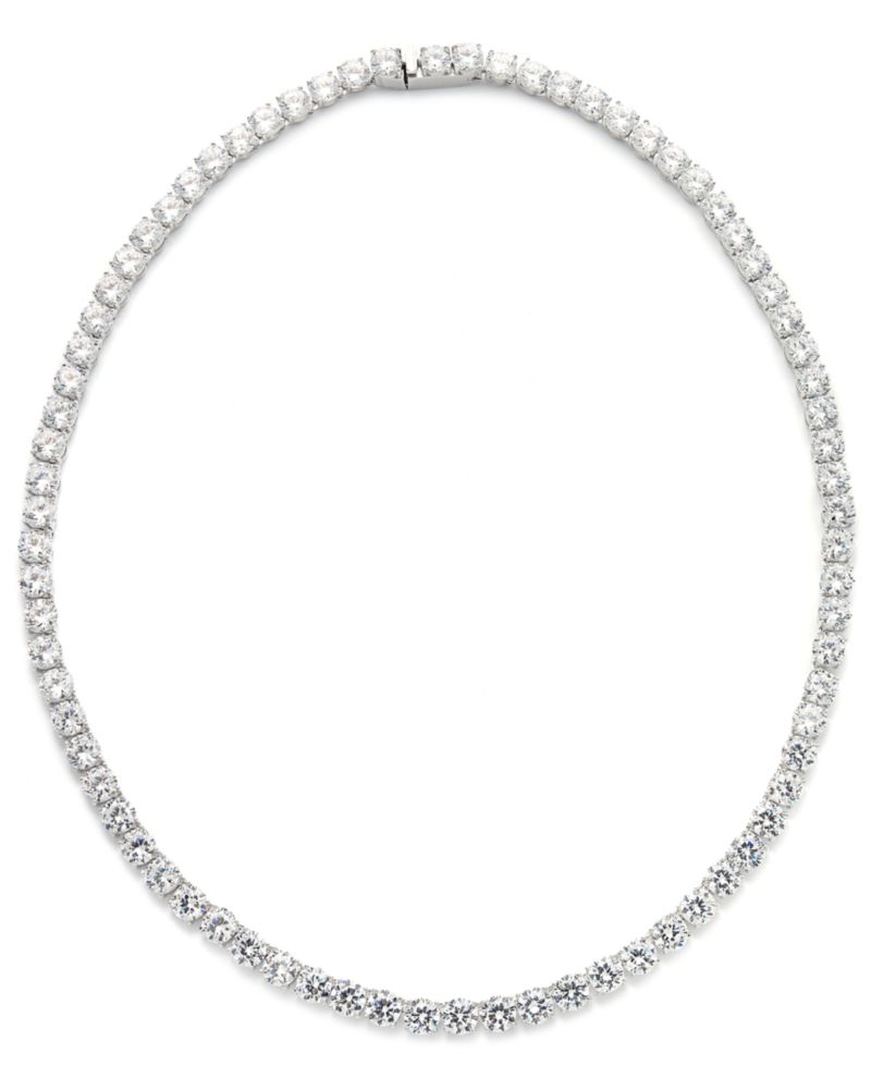 Cubic Zirconia and Crystal Classic Necklace (29 ct. t.w.) Necklace