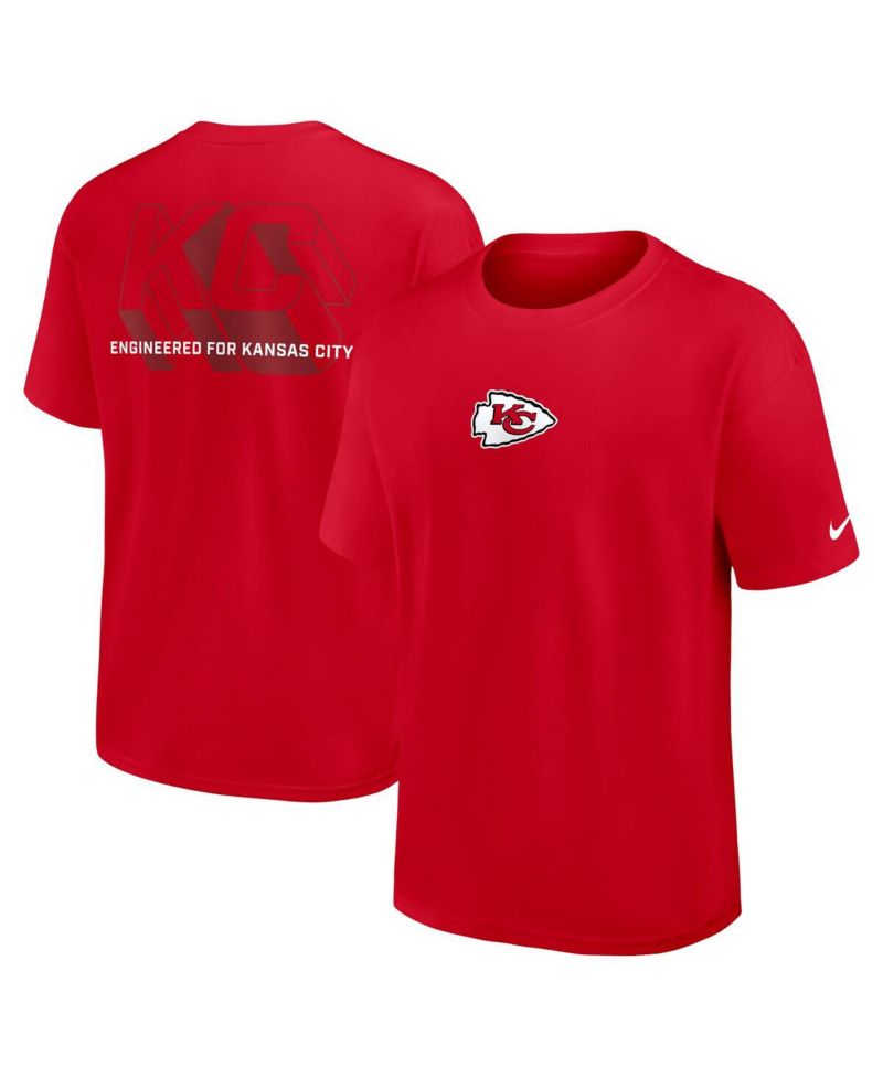 Men's Red Kansas City Chiefs Dominate the Game Essential Max90 T-Shirt