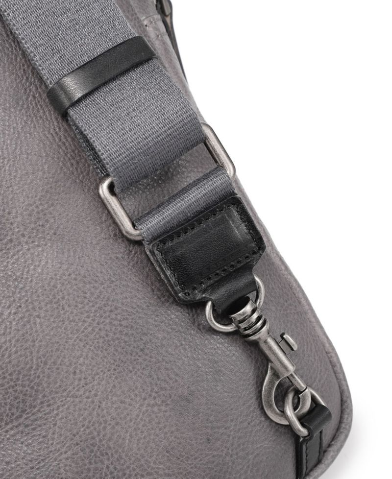 Sun-Wing Leather Sling Bag