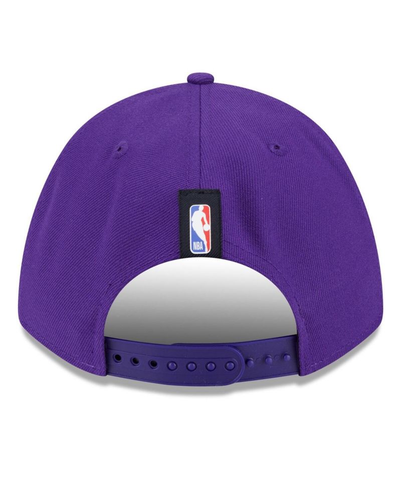 Men's Purple Los Angeles Lakers 2025 NBA Draft M-Crown A-Frame 9FORTY Adjustable Hat