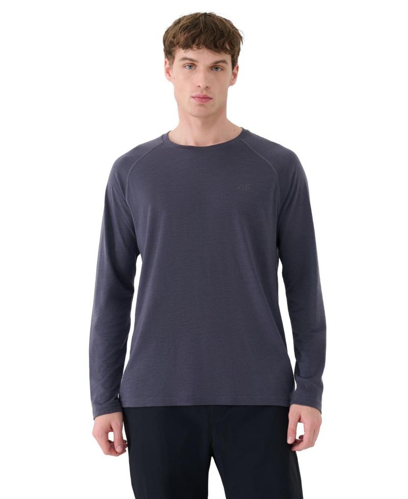 Men's Quick-Dry Trekking Long Sleeve Tee Crewneck Fit