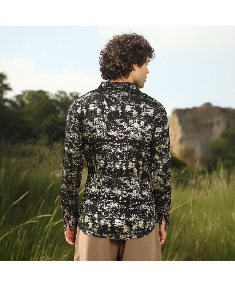 Textured Foil Shirt