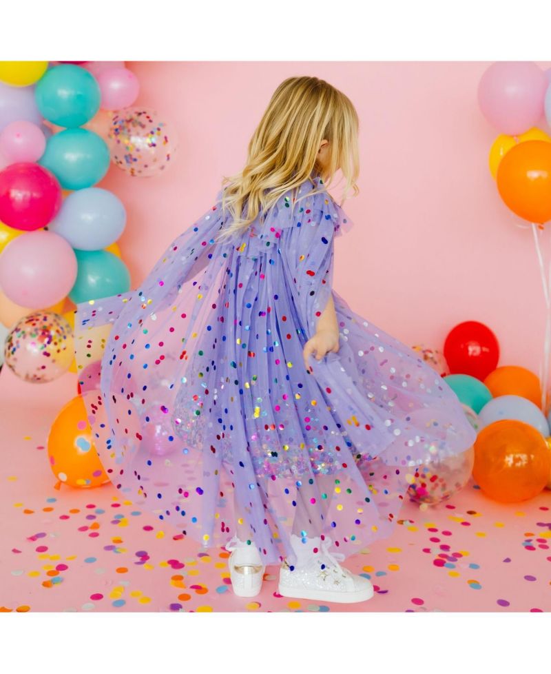Child Girl's Confetti Cape