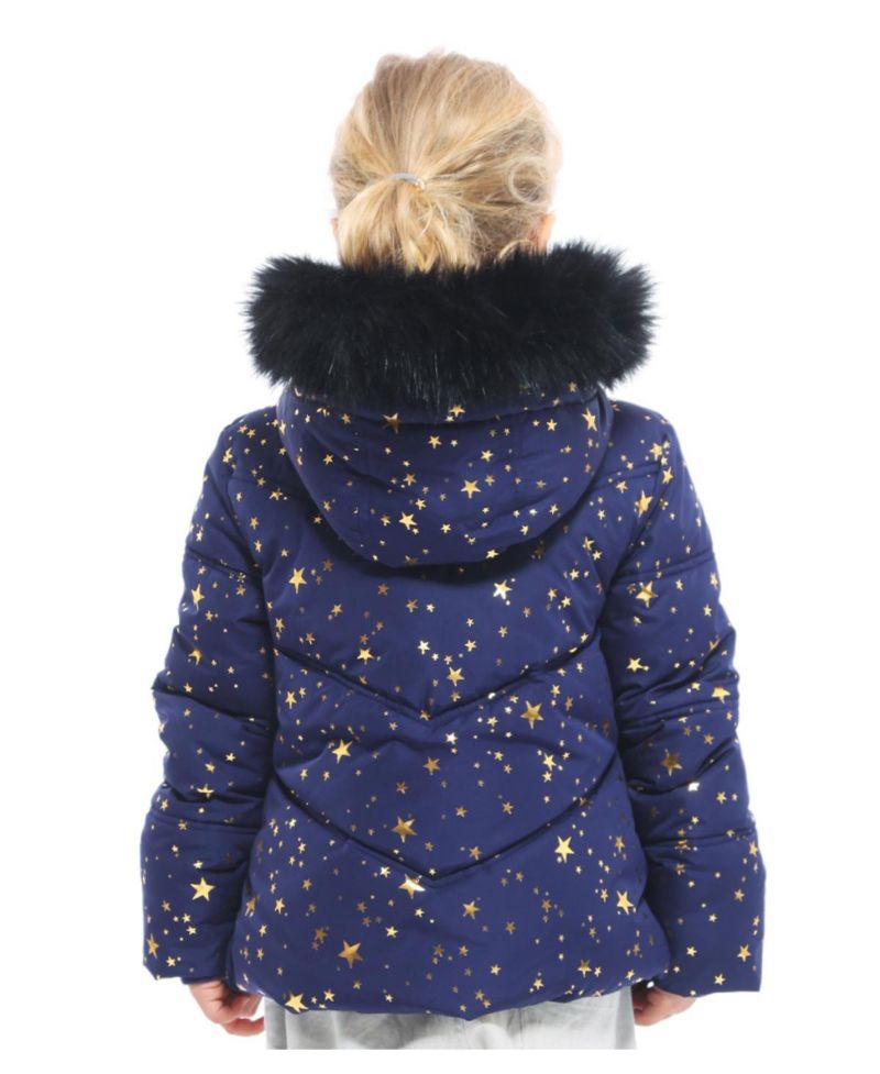 Little and Big Girls' Heavyweight Puffer Jacket Bubble Coat