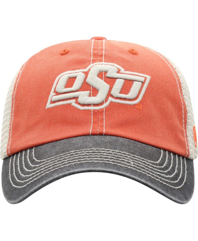 Men's Orange Oklahoma State Cowboys Offroad Trucker Snapback Hat