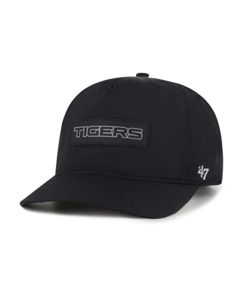 Men's Black Detroit Tigers Quiet Outdoors Hitch Adjustable Hat
