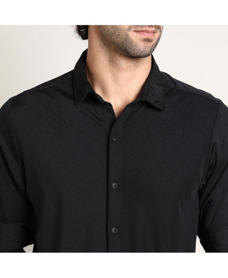 Men's Onyx Black Everyday Solid Shirt