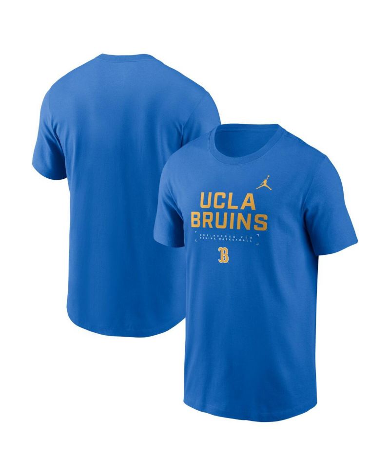 Men's Blue UCLA Bruins 2025 Courtside Basketball Performance T-Shirt