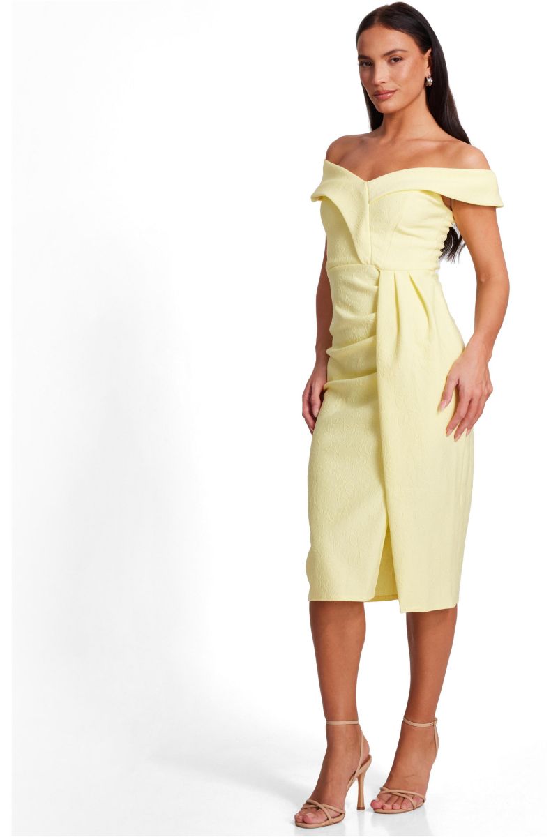Women's Jacquard Midi Dress