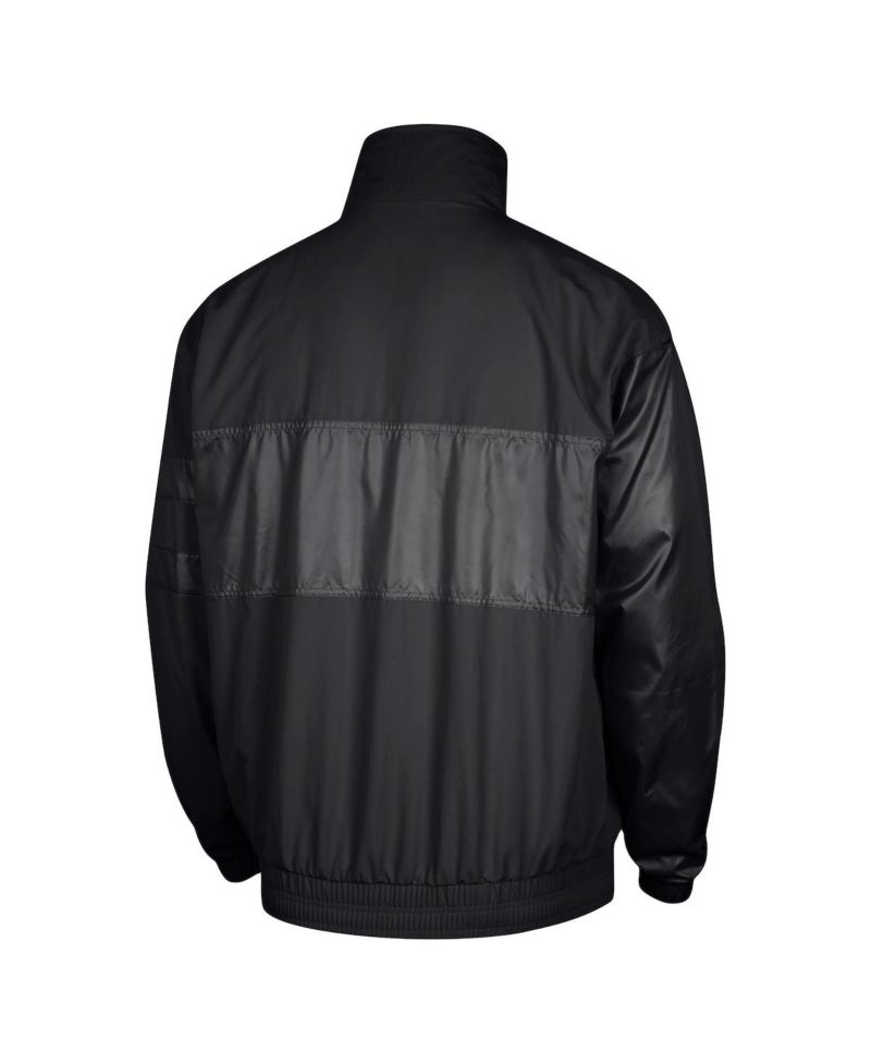 Men's Black Brooklyn Nets Courtside Versus Capsule Full-Zip Jacket
