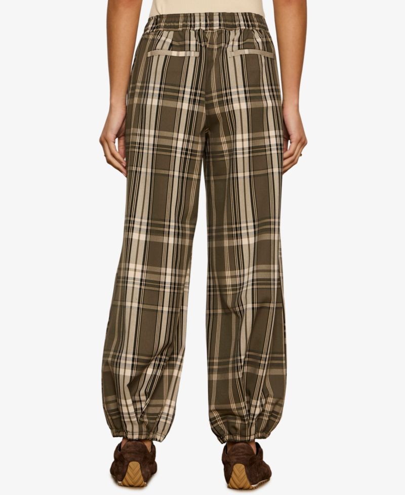 Petite Micro Balloon Wide-Leg Pants