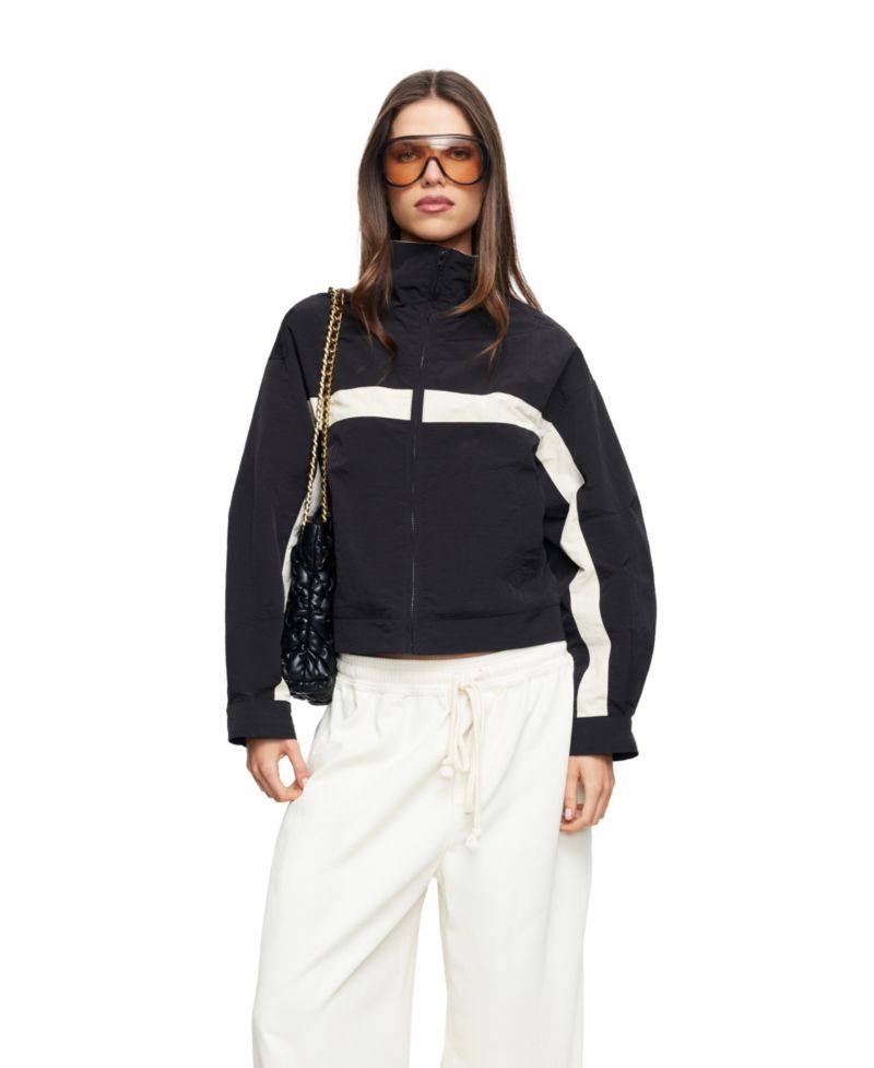 Women's Essential High-Neck Windbreaker Jacket