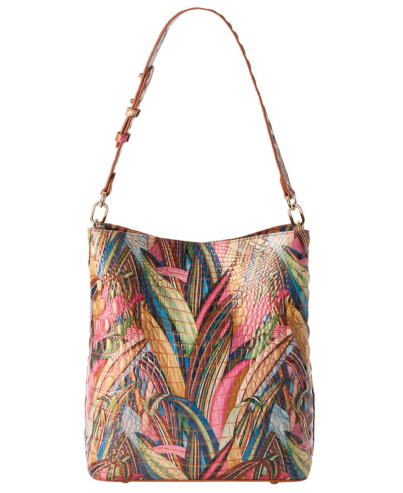 Celina Melbourne Small Leather Bucket Handbag