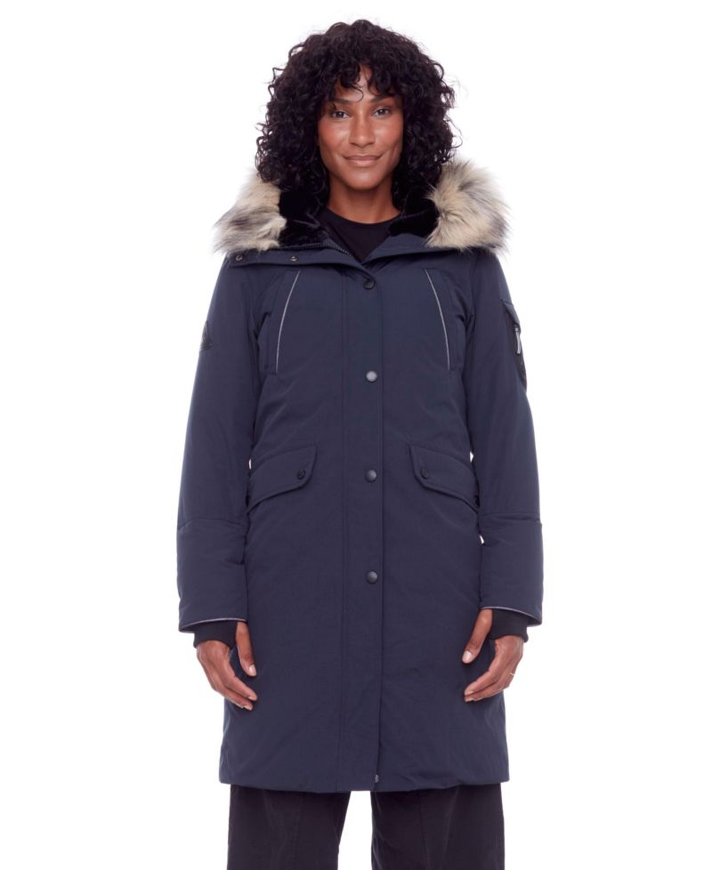 Women's Laurentian | Long Winter Parka with Faux Fur Hood