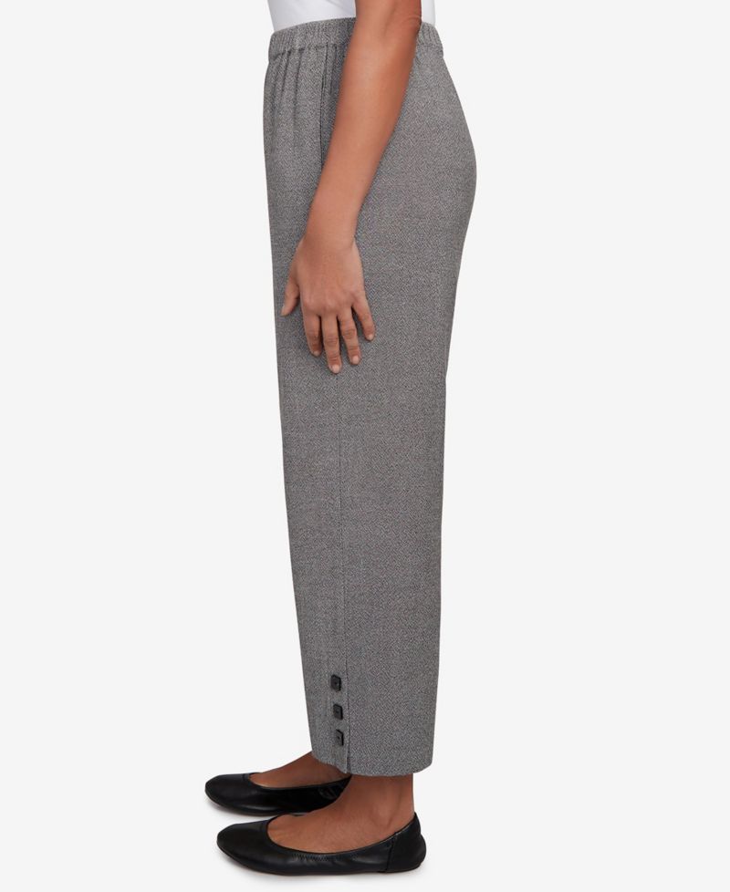 Women's Santa Barbara Button Cuffed All Around Elastic Ankle Pants