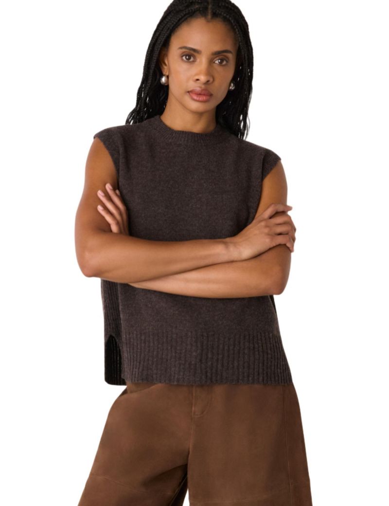 Women's Wool Sleeveless Vest