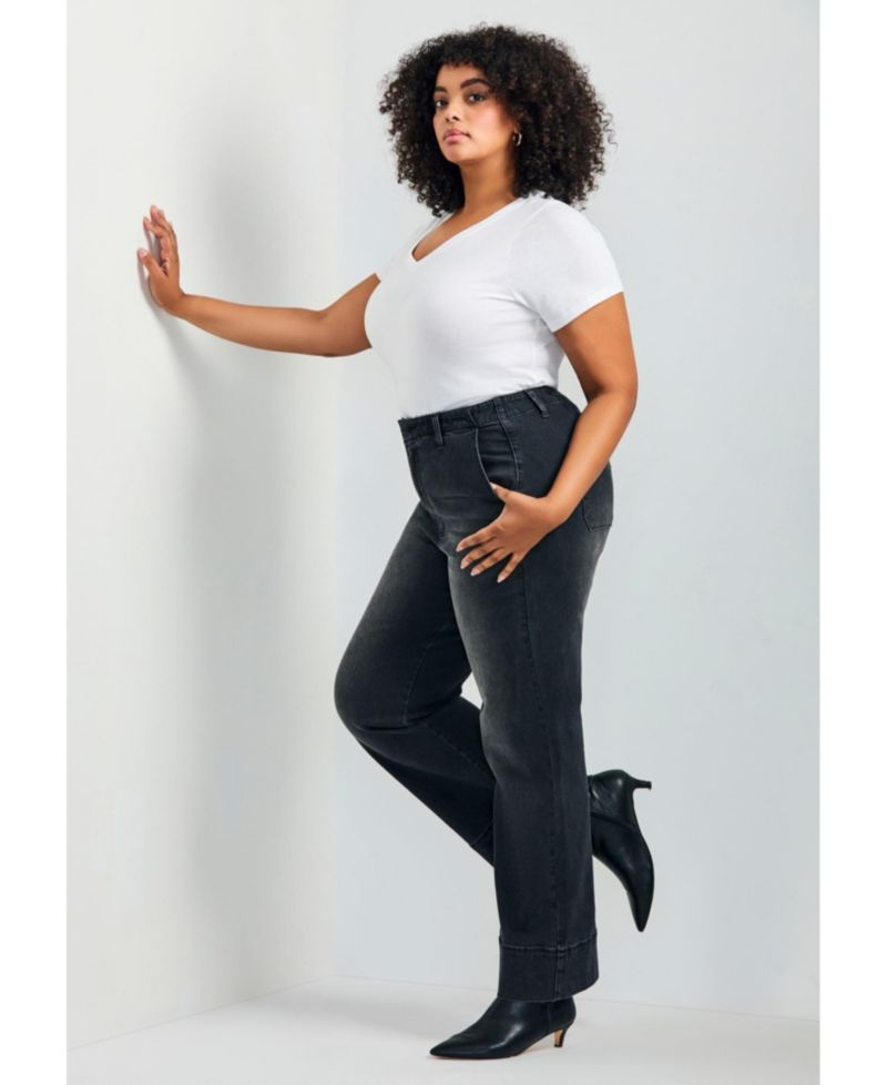 Women's Plus Size Kira Wide Leg Jeans