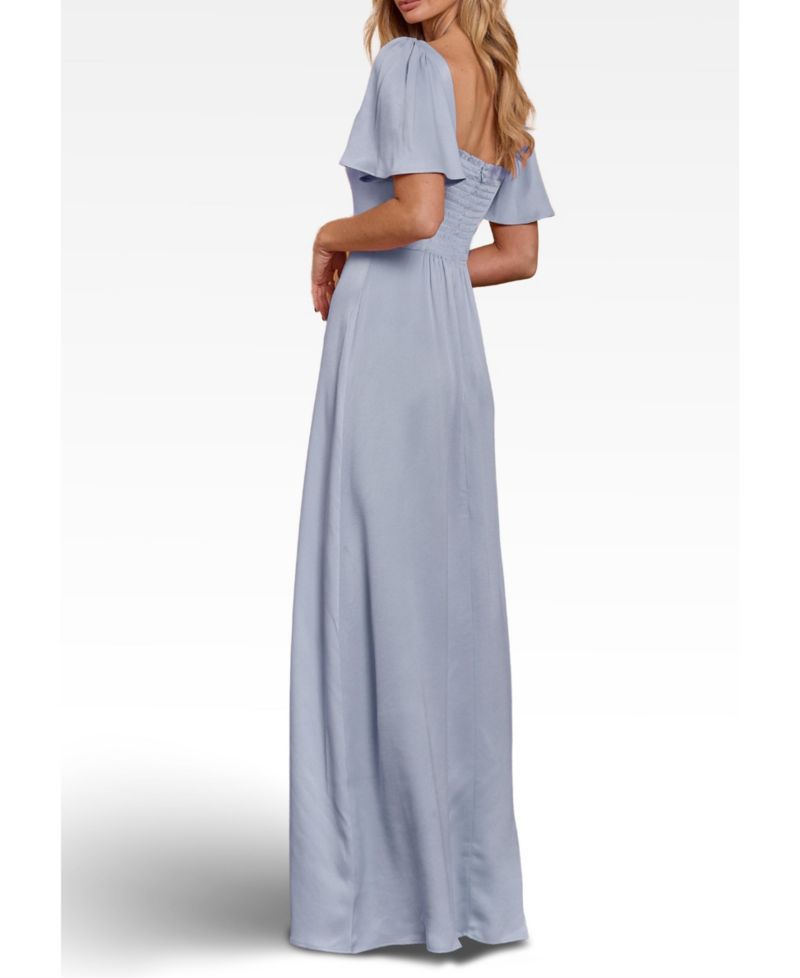 Women's Clemmie Satin Bridesmaid Dress