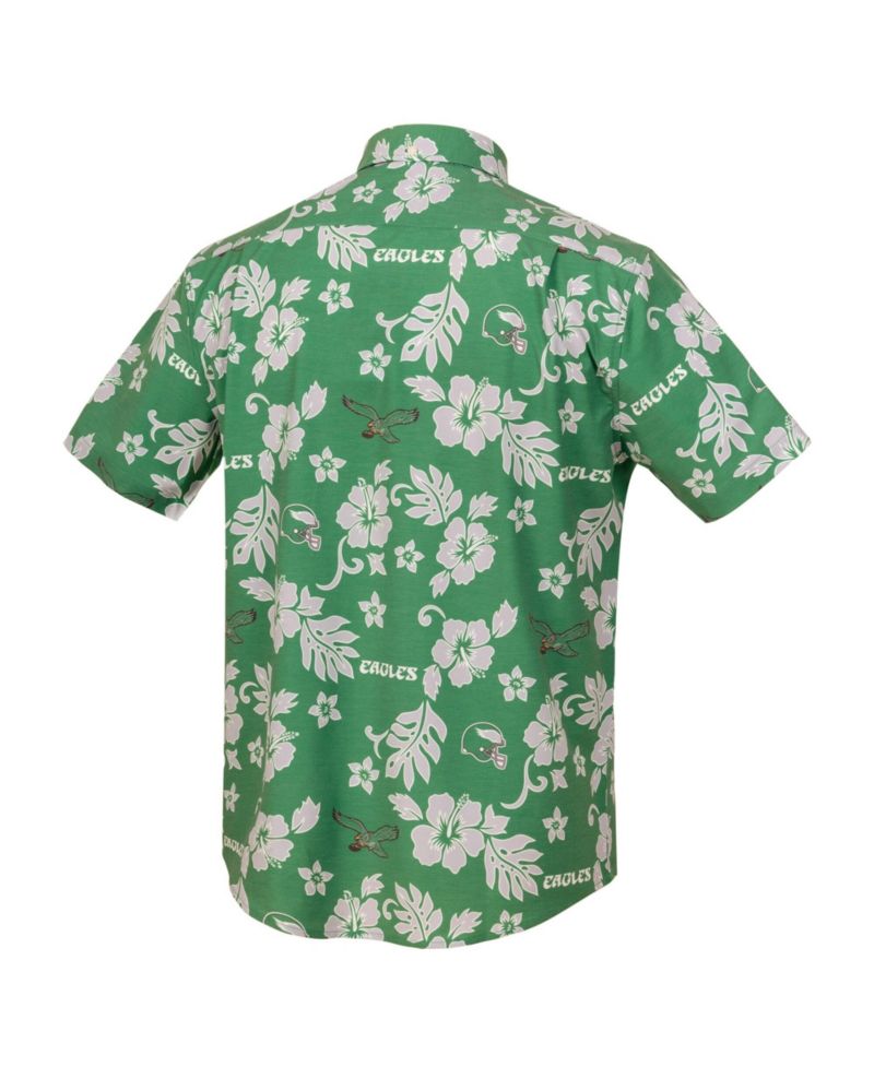 Men's Kelly Green Philadelphia Eagles Kekai Performance Button-Down Shirt
