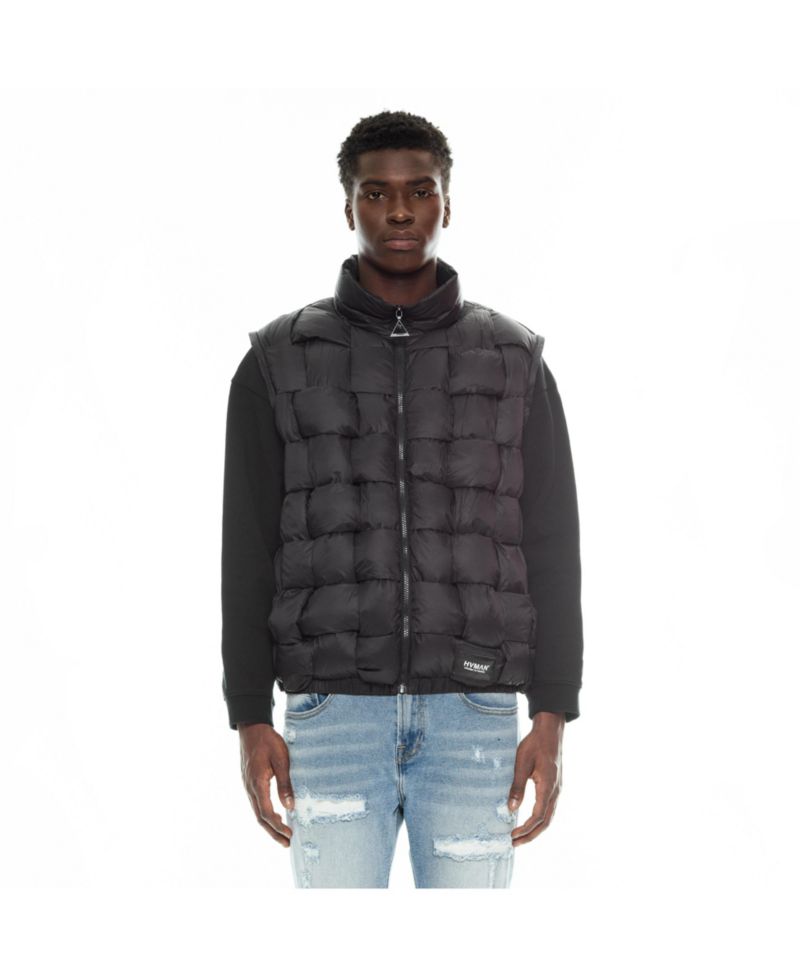 Men's Quilted Nylon Puffer Jacket