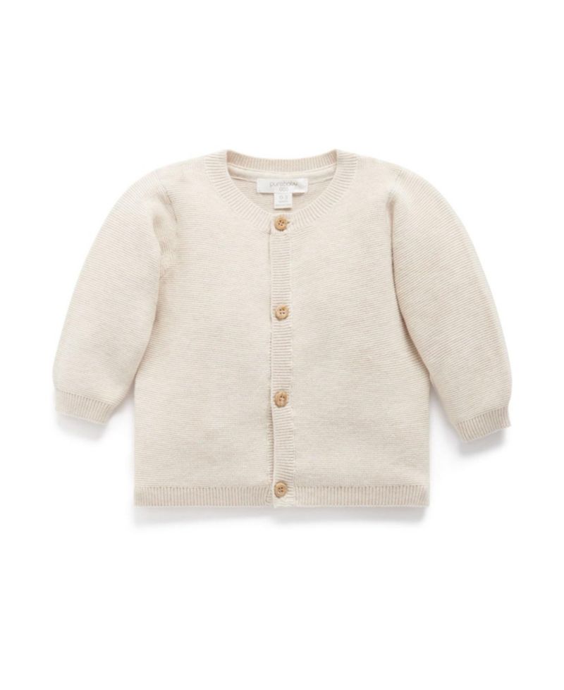 Baby Boy and Baby Girl Textured Cardigan