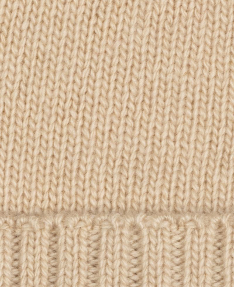 Equestrian Buckle Merino Knit Hat