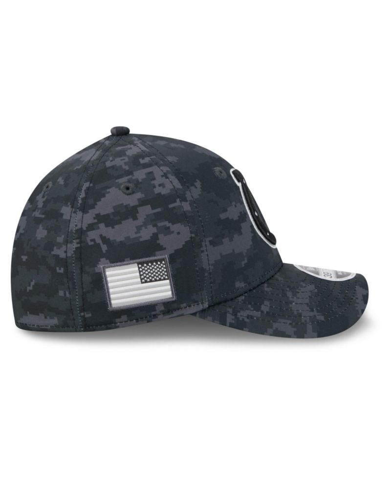 Men's Black Indianapolis Colts 2026 Salute to Service 39THIRTY Flex Hat