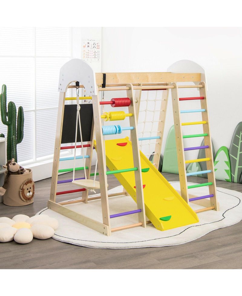 Ages 3+ Indoor 8-in-1 Climber Playset