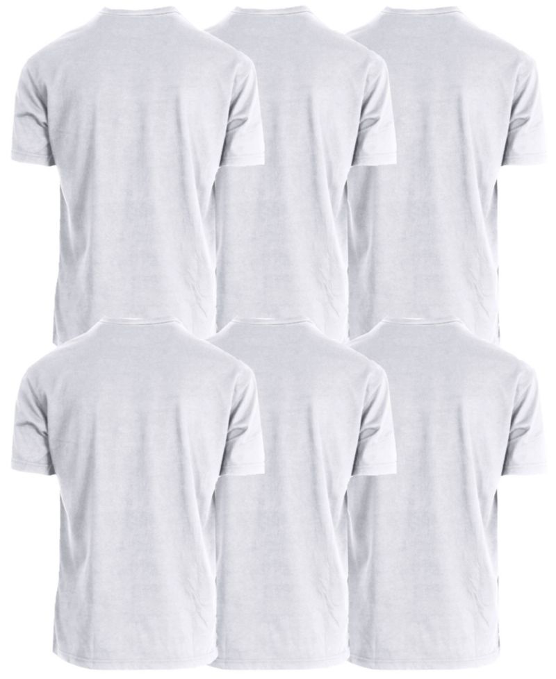Men's 6-Pack Short Sleeve Stretch T-Shirt