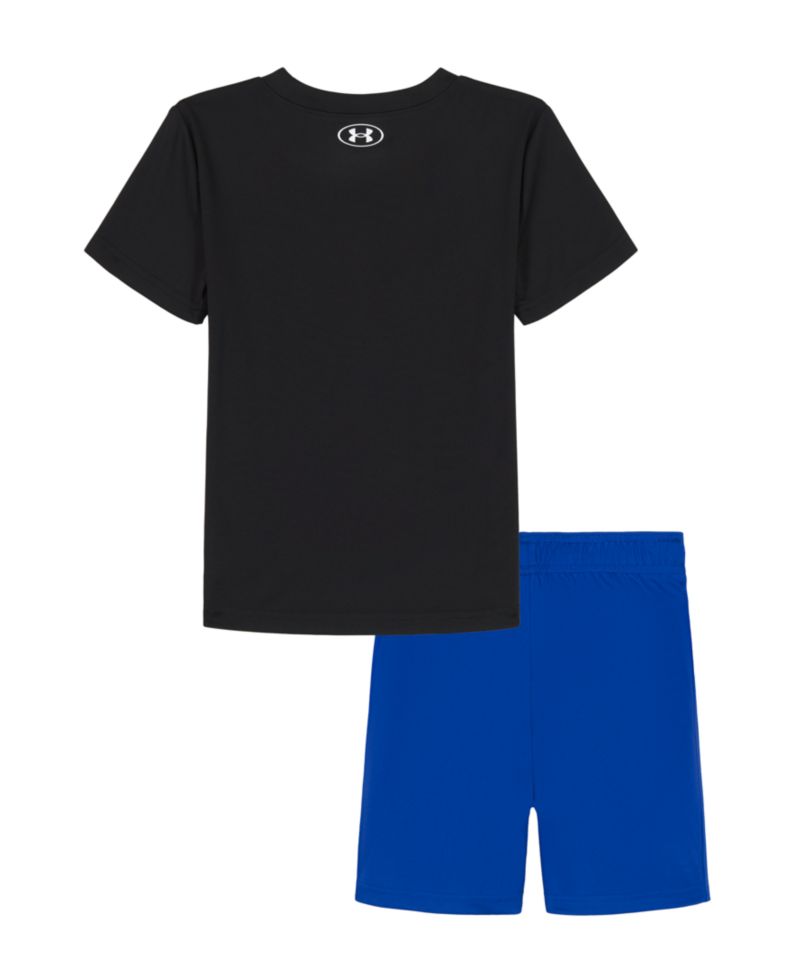 Boys'2T-7 Tech Race Car Crewneck T-Shirt and Shorts, 2-Piece Set