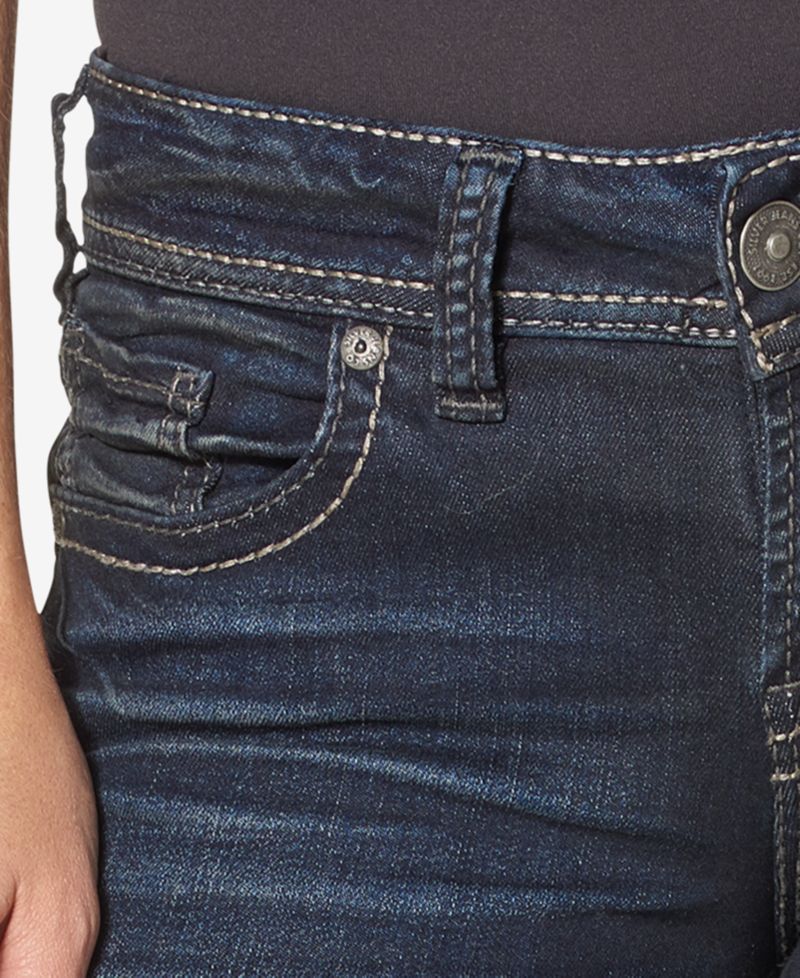 Suki Mid Rise Curvy Slim Bootcut Jeans