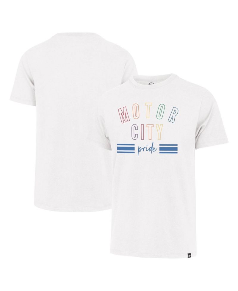 Men's White Detroit Lions Motor City Pride Franklin T-Shirt