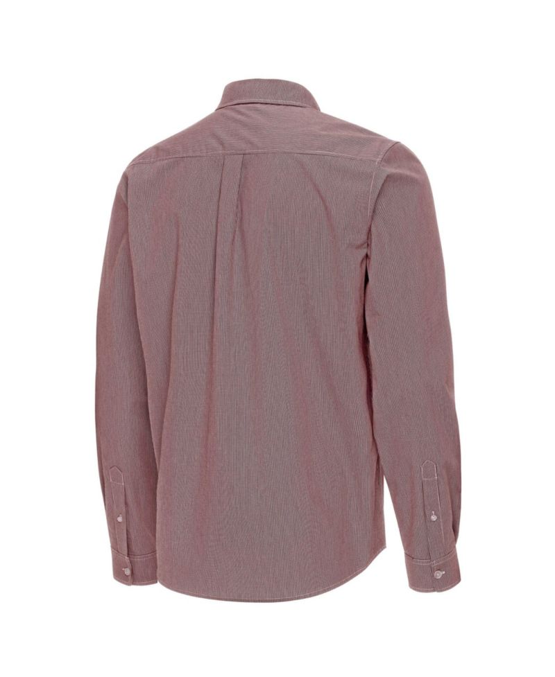 Men's Maroon Texas A&M Aggies Porter Woven Tri-Blend Long Sleeve Button-Down Shirt