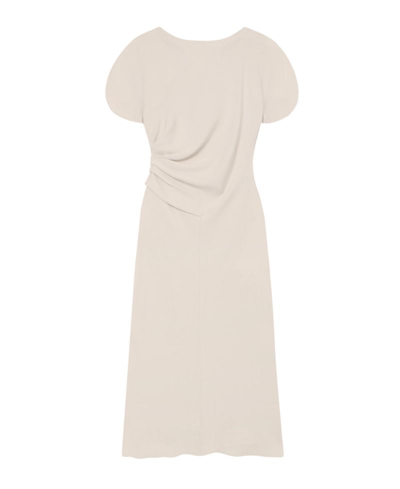 Women's Salerno Boat-Neck Short-Sleeve A-Line Midi Dress